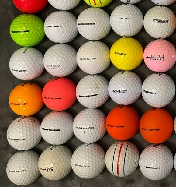 100 GRADE A GOLF BALLS. MIXED BRANDS AND MODELS (lot20) eBay