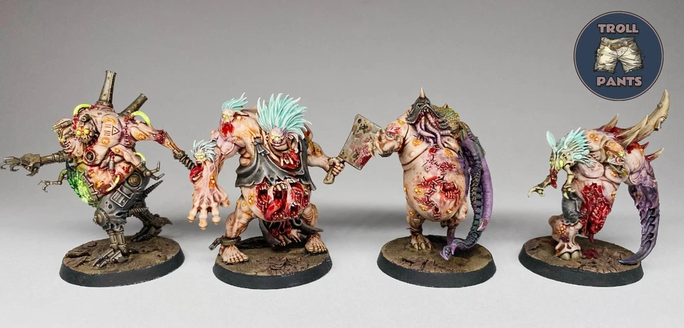 Warhammer Kill Team - Gellerpox Infected - Nurgle Painted Squad Foto 2 de 3