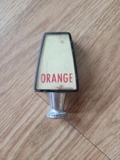 Dispensador de fuente de soda de colección manijas de grifo perillas raro naranja refresco pop bebida