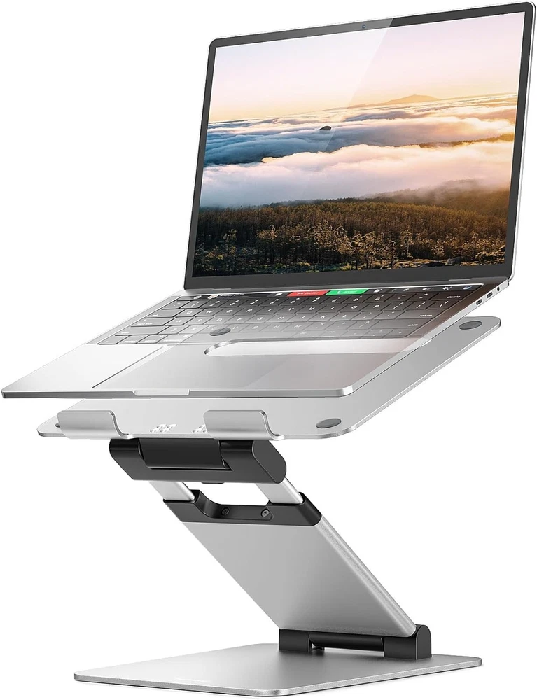 Laptop Stand, Ergonomic Sit to Stand Laptop Holder Convertor, Adjustable Heig...