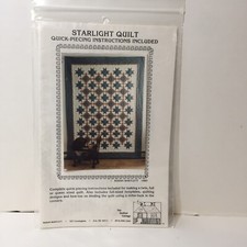 Starlight Quilt Pattern Twin Full Queen Size The Quilted Cottage Pieced