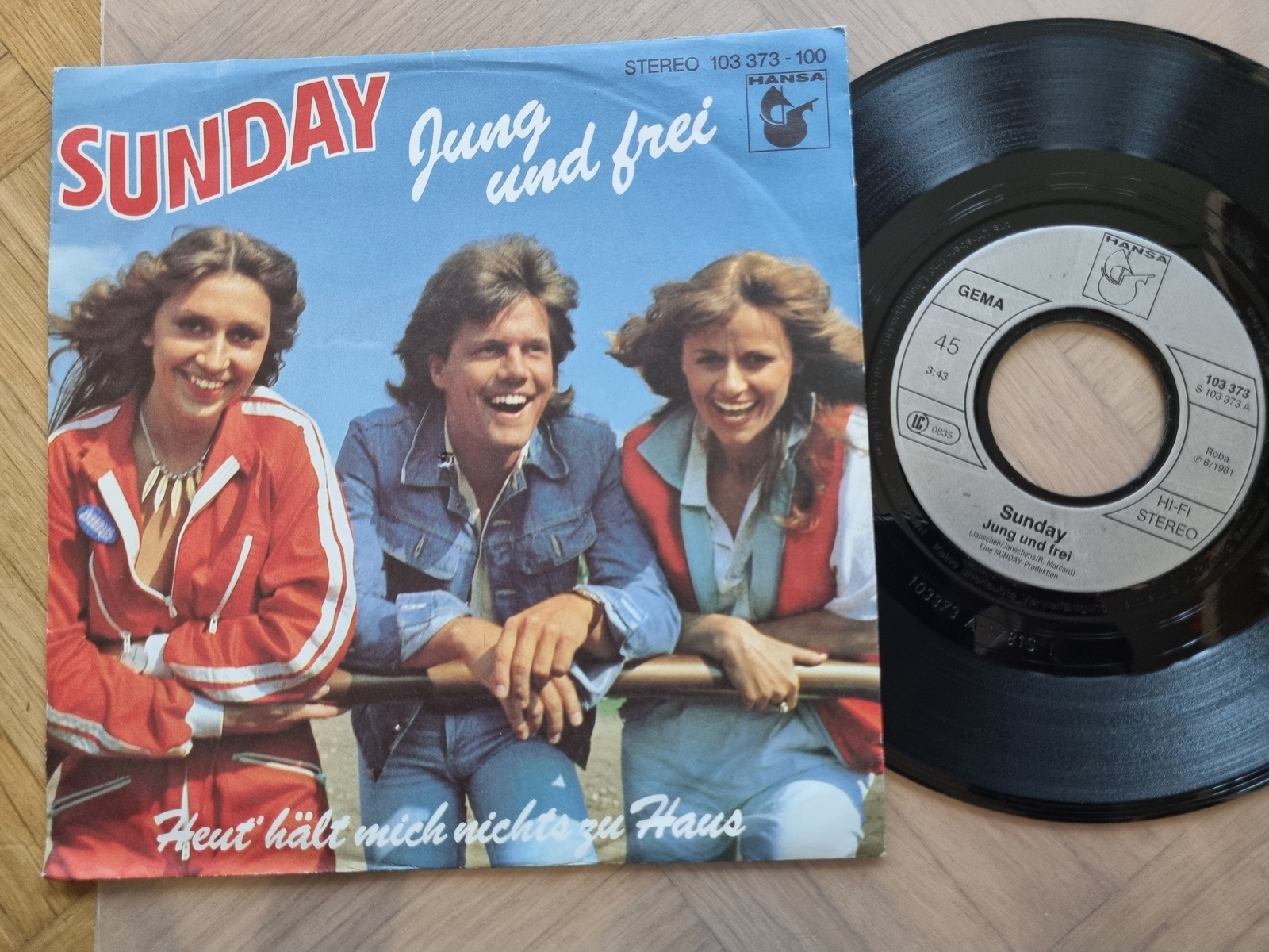 Sunday/ Dieter Bohlen/ Modern Talking - Jung und frei 7'' Vinyl  Germany | eBay
