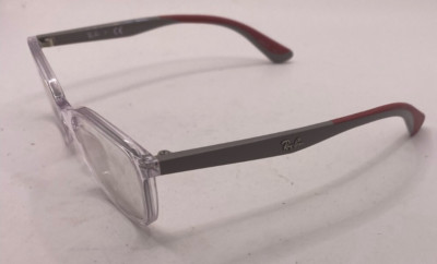 RAY BAN FRAMES ONLY EYEGLASSES RB1586 3832 TRANSPARENT CRYSTAL RED 47-16-130