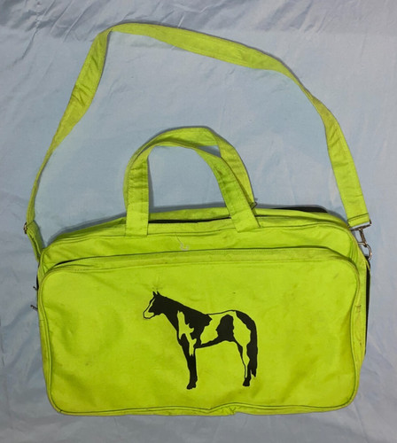 GREEN TALL BOOT BAG PLUS STORAGE BUILT IN POCKET CARRIER BAG WITH STRAP & HANDLE