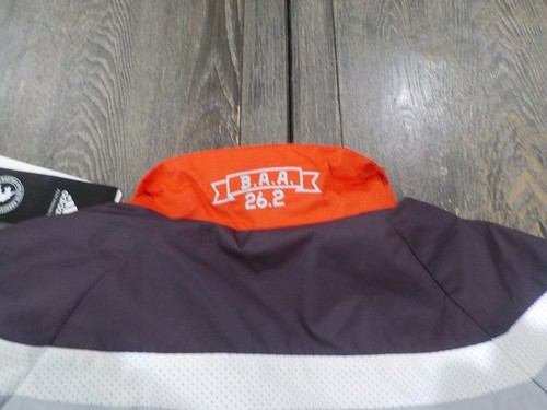 Adidas Boston Marathon 2018 Running Jacket Orange Men’s Size Large NEW WITH TAGS - Picture 6 of 6