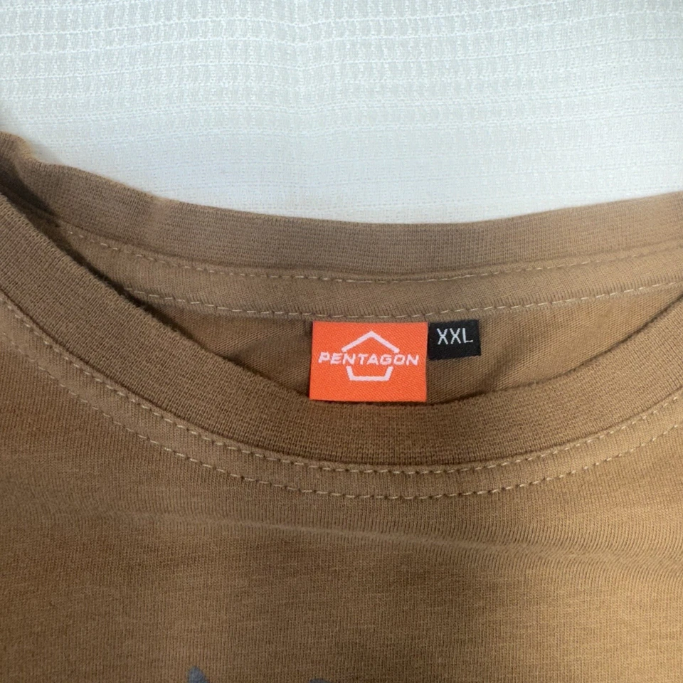 Camiseta Pentagon Born For Action Ageron Para Hombre Coyote XXL Foto 4 de 4