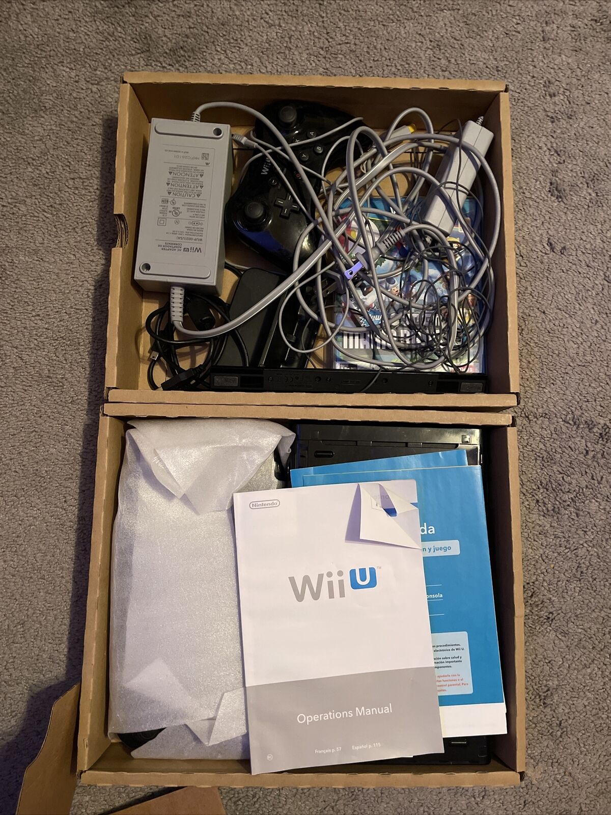 Nintendo Wii U Mario & Luigi Deluxe Set 32 GB Black Console (NTSC) for sale  online