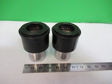 OLYMPUS JAPAN PAIR EYEPIECES WF10X OPTICS MICROSCOPE PART AS PICTURED X4-A-33