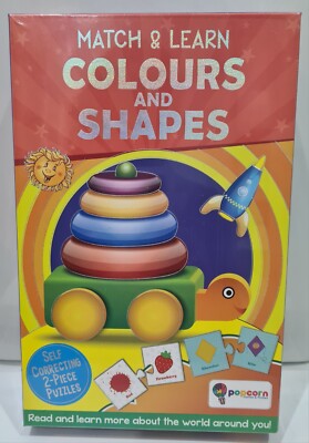 Match And Learn Farben und Formen Kinder Kinder Lernpuzzle 