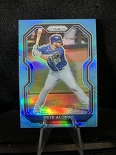 Pete Alonso 2021 Panini Prizm Carolina Blue Card Tier II 2 #171 New York Mets