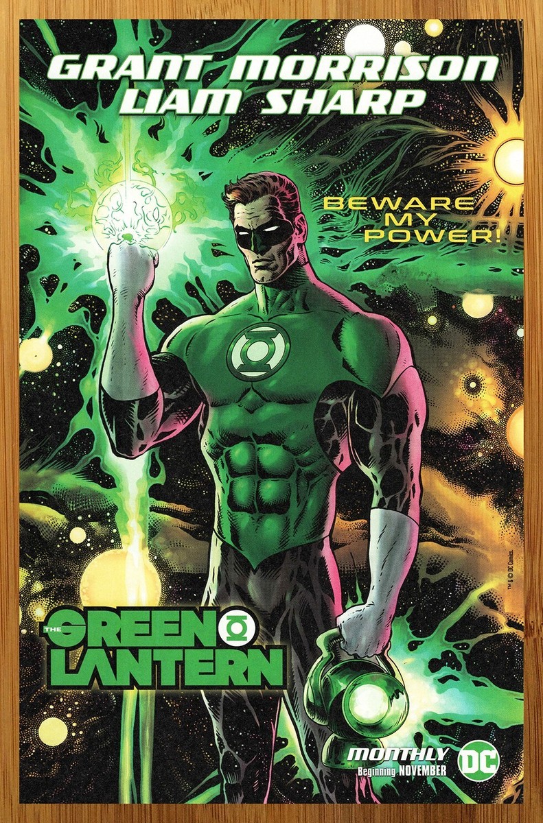 2018 DC Comics Green Lantern Print Ad/Poster Authentic Liam Sharp