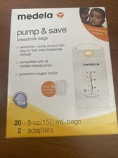 Medela Pump And Save Breastmilk Bags 20 5oz Bags