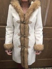 Victoria Secret Tiger Mills Mid Century Faux Fur Coat, Size Xs