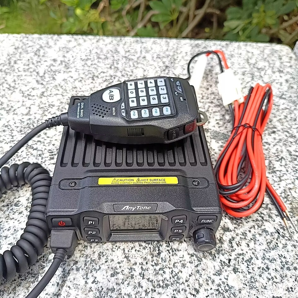 Anytone AT-778UV Mobile Radio - 25W UHF/VHF Car Transceiver With Programming Cable