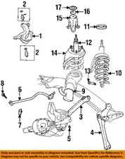 CHRYSLER OEM 93-19 Avenger Suspension Components-Upper Arm Bolt 6502725