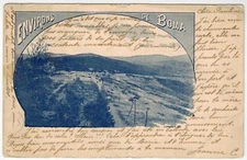 Old Litho about Boma Area, Belgian Congo, Africa, used in 1902 inside Belgium