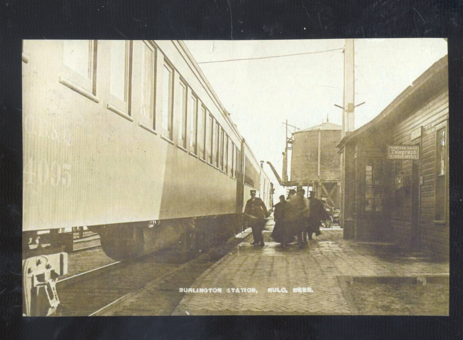 Where Is Rulo Nebraska REAL PHOTO RULO NEBRASKA RAILROAD DEPOT TRAIN STATION POSTCARD COPY | eBay