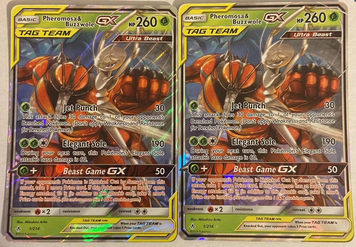 Pheromosa & Buzzwole GX (1/214) [Sun & Moon: Unbroken Bonds