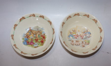 2 Vintage 1960s Bunnykins Royal Doulton Bowls   Made in England, 6  