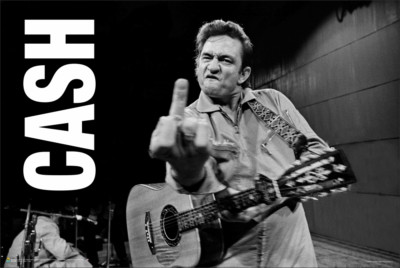 Johnny Cash - Cash Poster - 36.5'' x 24.5''  Laminated