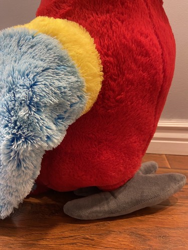 Jumbo Giant Scarlet MACAW PARROT XL Plush Tiki Room Jungle Stuffed Animal Decor - 第 8/15 張圖片