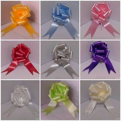 4/" Wide When Formed 30mm Pull Bows Gift Wrap Wedding Craft
