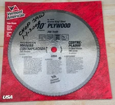New Vermont American No. 25276 Unopened 10" Plywood Krome King Steel Saw Blade 