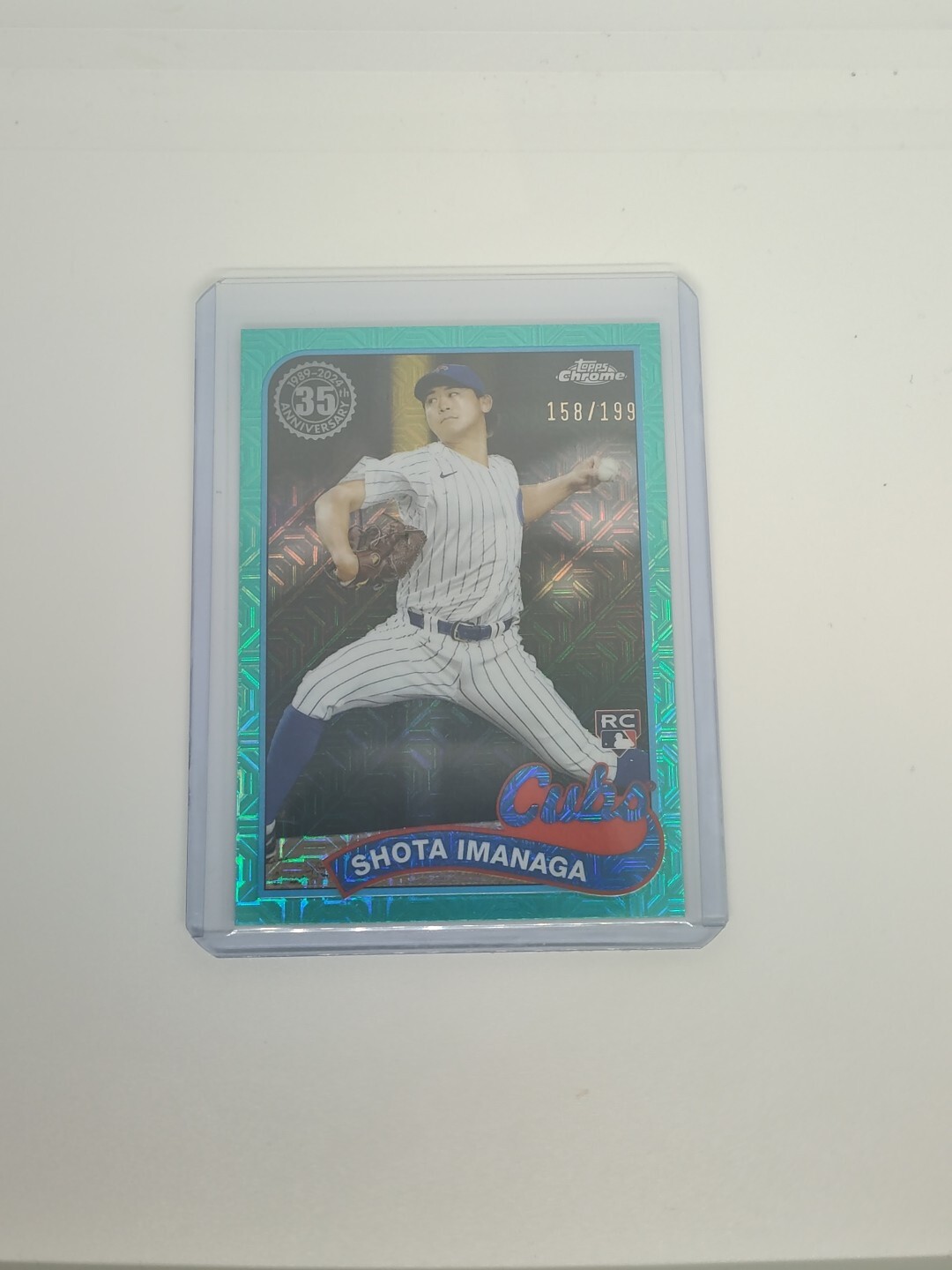 2024 Topps Series 2 Shota Imanaga Silver Pack Aqua Mojo /199 RC Chicago Cubs
