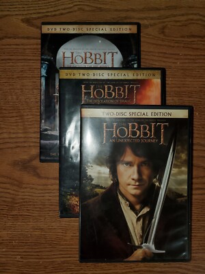 Hobbit 3 DVD Lot 3 Movies