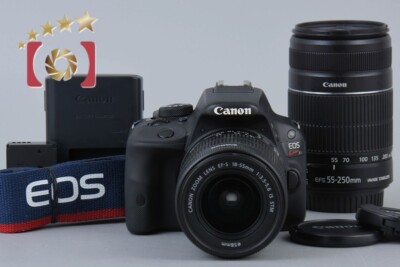 Canon EOS Kiss X7 / Rebel SL1 / 100D 18.0MP DSLR 18-55 55-250 