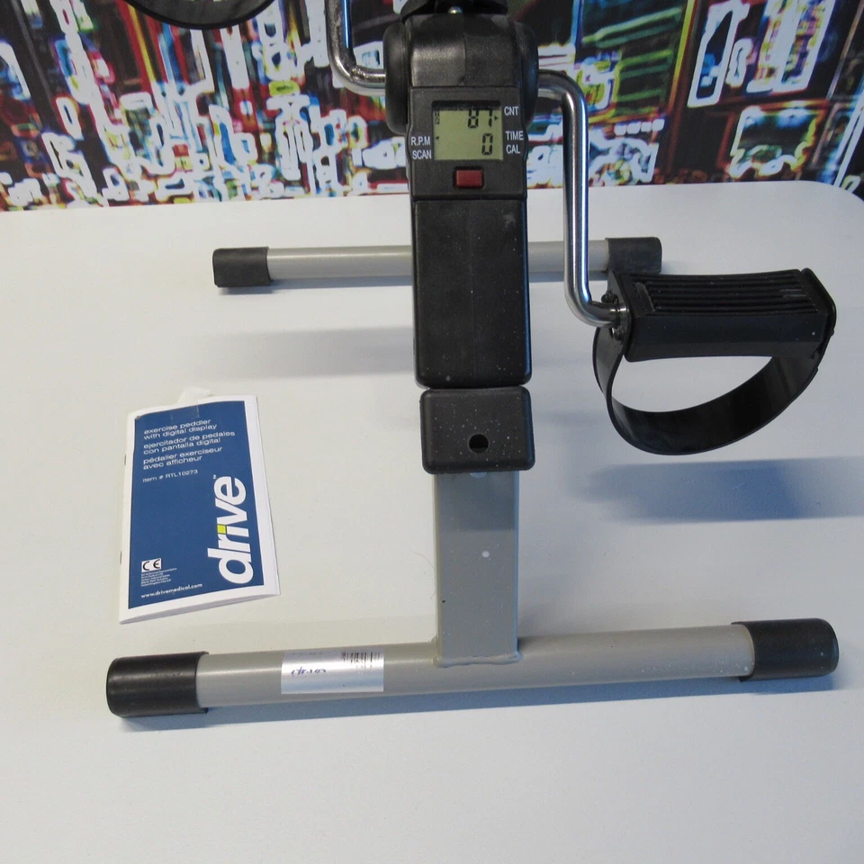 Drive Medical RTL10273 Deluxe Folding Exercise Peddler w/Electronic LCD Display - Image 2 of 4