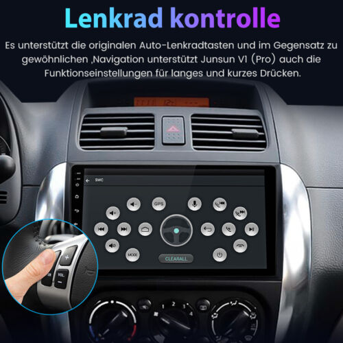 Für Suzuki SX4 Fiat Sedici 6+128GB 9'' Autoradio GPS RDS WIFI BT USB CarPlay SWC - Bild 8 von 13