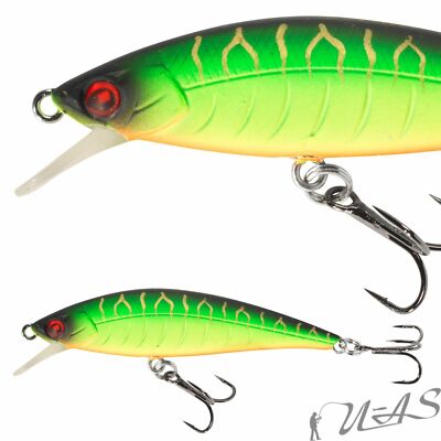 Sebile Puncher 42mm -0,5M Mat Tiger Top Wobbler Schwimmend Zander Barsch Sha