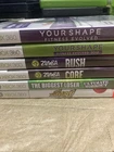 Xbox 360 Kinect Video Game Lot Of 6 Adventure Zumba Fitness Biggest Loser