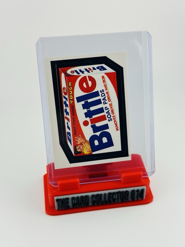 🤯👀💥 1982 Topps Wacky Packages Album Stickers Brittle #11 NM+ HIGH GRADE