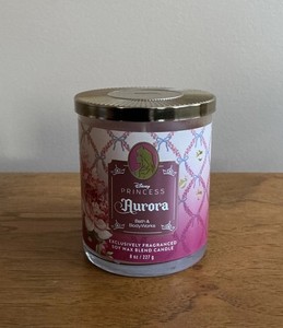 Bath & BodyWorks Disney Princess Collection Aurora Single Wick Candle New