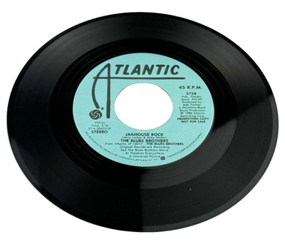 The Blues Brothers Jailhouse Rock Promo 45 RPM 7'' Single record Classic Rock SNL