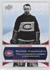 2008 Upper Deck Montreal Canadiens Centennial Set George Hainsworth #242 HOF 0f8