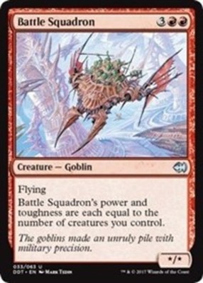 4x Battle Squadron NM-Mint, English Duel Decks: Merfolk vs. Goblins MTG Magic