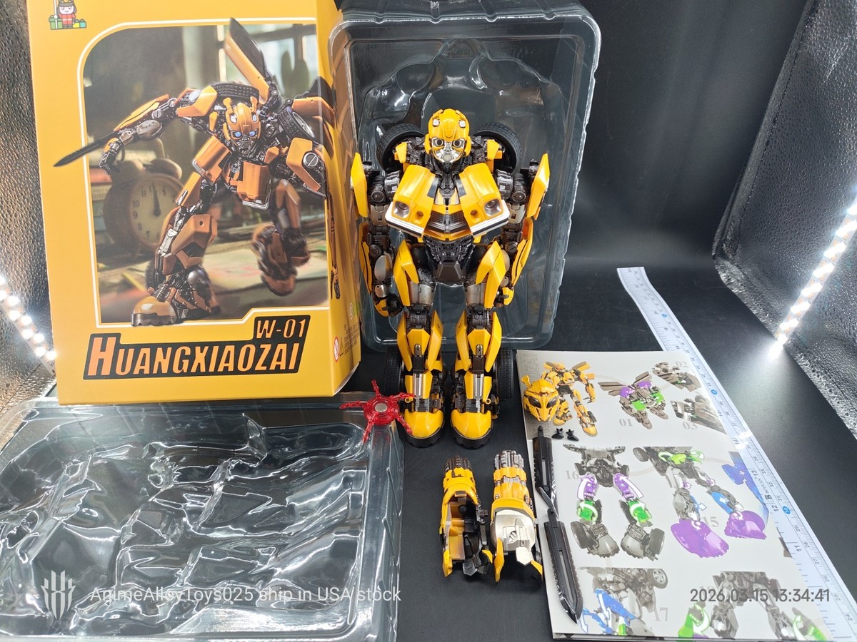 Wanjuzai Toys W-01 HuangXiaoZai (HXZ) w/ LED Yellow-Bee Movie 7