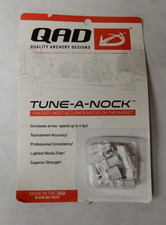 1 DOZ QAD TUNE-A-NOCK ARCHERY ARROW NOCKS CARBON HUNTING SHOOTING COMPOUND BOW
