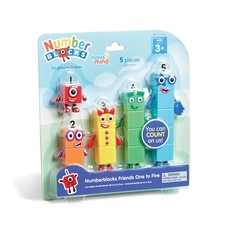 hand2mind Numberblocks Friends One to Five, Action 5 Piece Set, Multicolor
