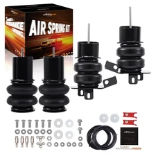 Front Rear 4x Air Spring Bags Mounting Brackets For Chevy Impala Bel Air 1965-70