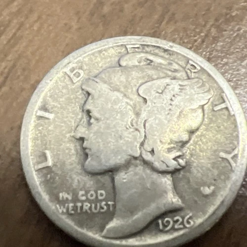 1926 MERCURY SILVER DIME ACTUAL COIN Get More Today & Save Shop Here Buy Here