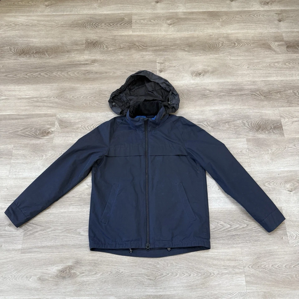 Barbour Men’s Size M Limey Waxed Cotton Nautical Corduroy Leather Quilted Jacket - Image 2 of 4