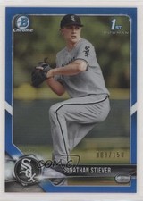 2018 Bowman Draft Chrome Blue Refractor 88/150 Jonathan Stiever #BDC-27 1b3