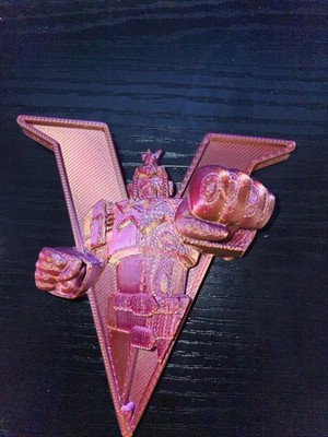 2d Printed Voltes V ( Silk Filament) Picture As Is
