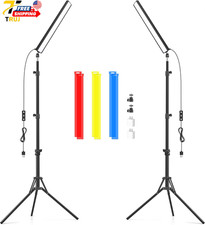 2 Pack Led Video Light Wand Stick 5600K Led Photography Lighting Wand Kit with