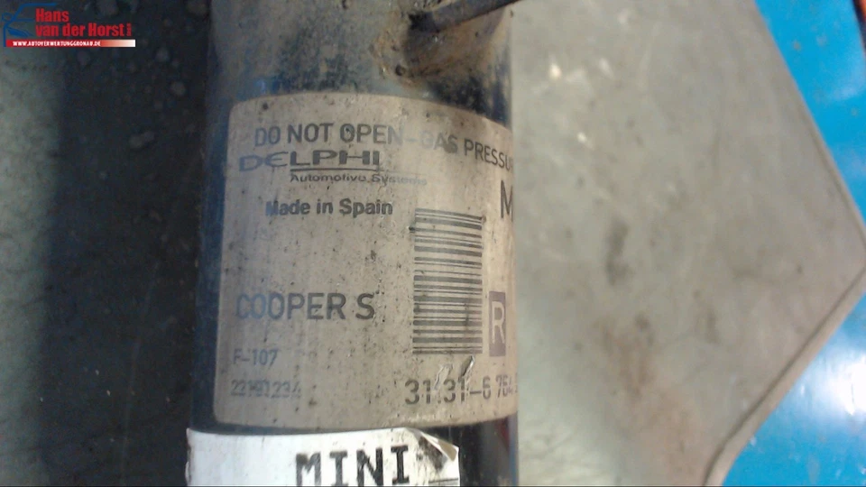 Stoßdämpfer Rechts Vorne Mini (bmw) W11B16A 22191249 22191234 31316764920 R50 / - Bild 3 von 4