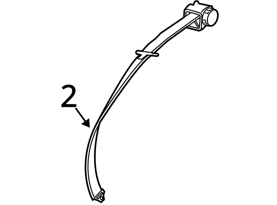 KIT DE CINTURÓN R/ASIENTO CTR RETR S 88956220 PARA PONTIAC GRAND PRIX 2004-2005 - NUEVO OEM Foto 3 de 3
